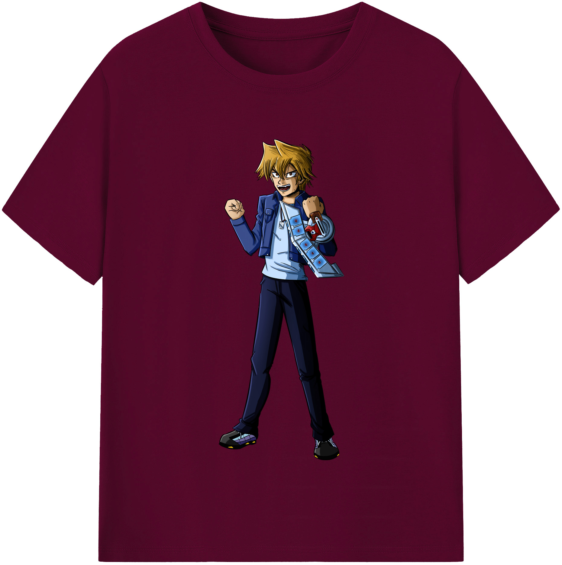 （画像用） 遊☆戯☆王 Yu-Gi-Oh! レディースカジュアルプリントTシャツ（綿100％）